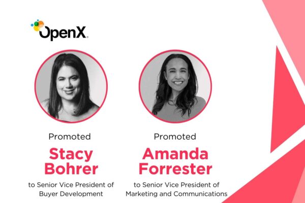 OpenX Promotes Bohrer, Forrester Amid Global Buyer Expansion