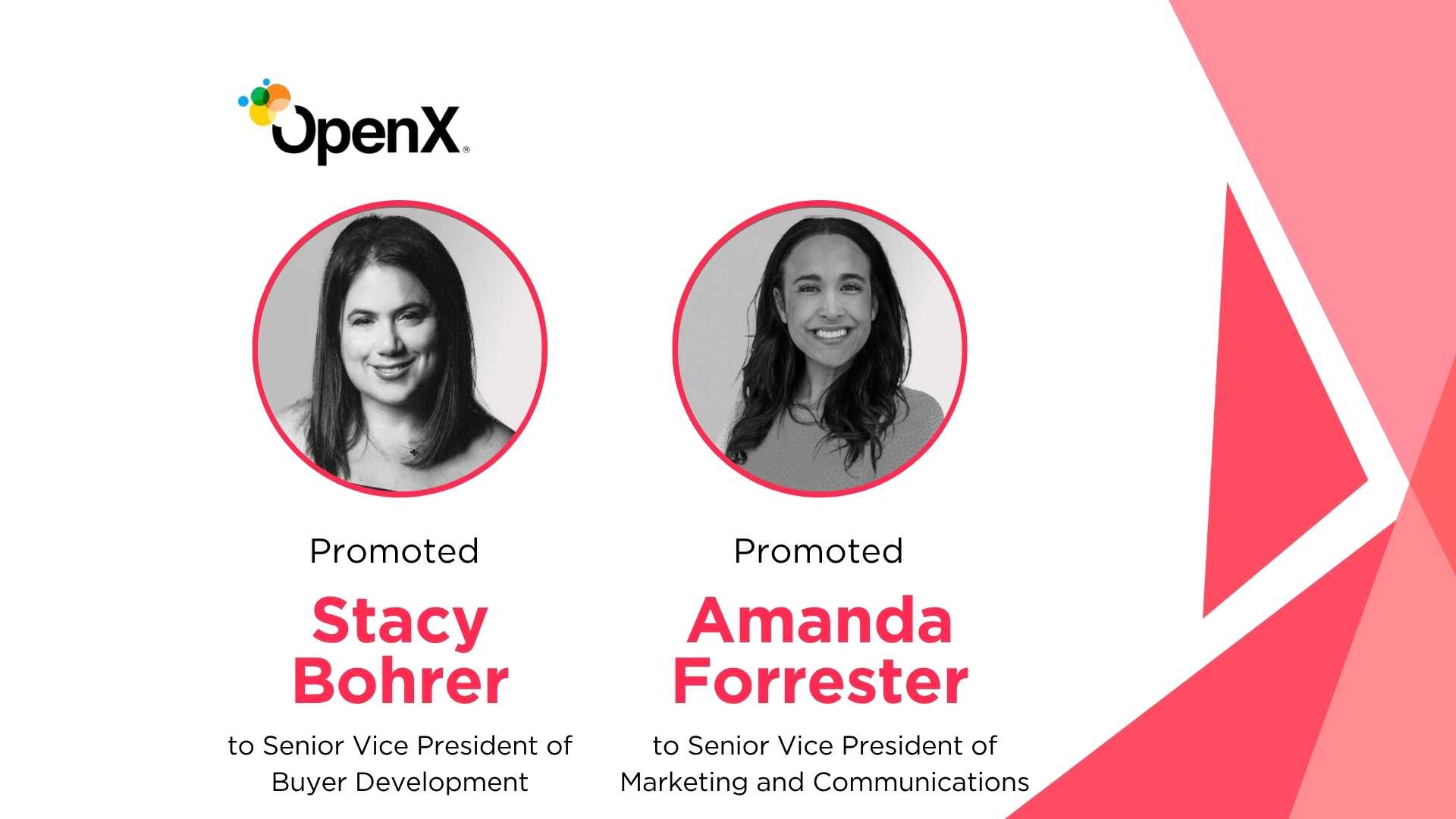 OpenX Promotes Bohrer, Forrester Amid Global Buyer Expansion