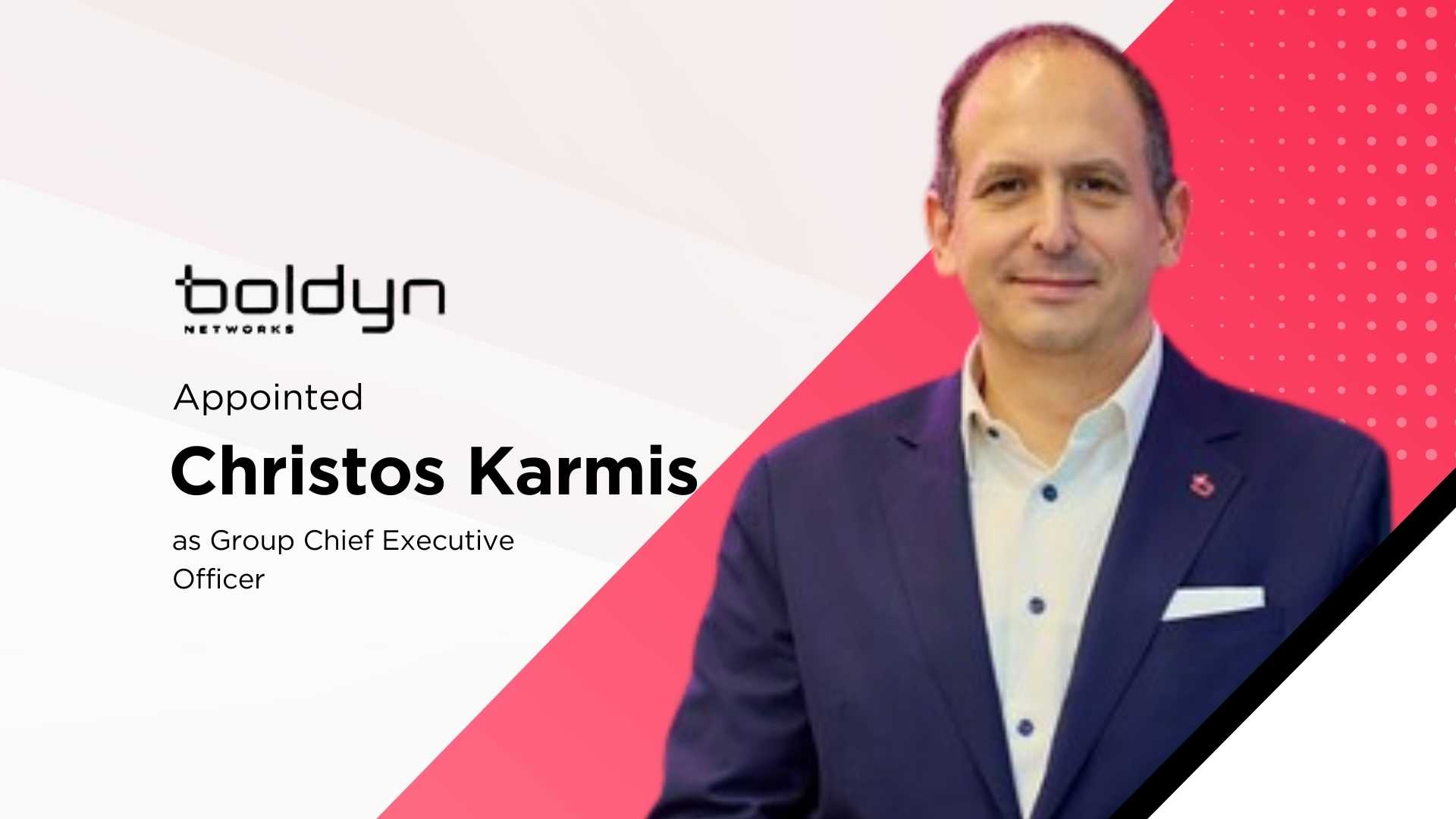 Boldyn Appoints Christos Karmis as Group CEO