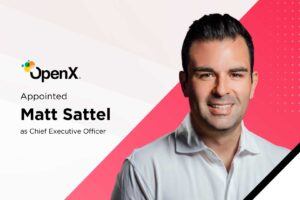 OpenX Appoints Matt Sattel as CEO