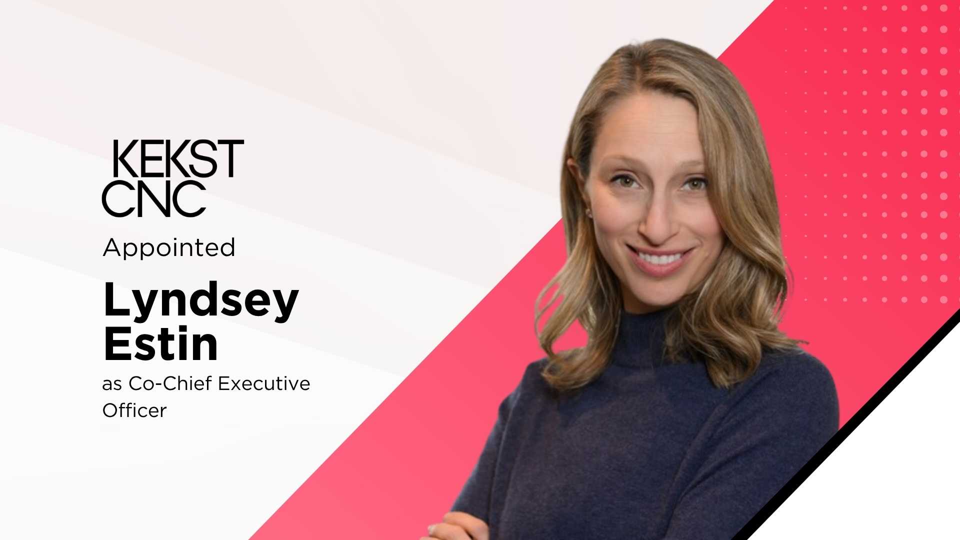 Kekst CNC names Lyndsey Estin Co‑CEO
