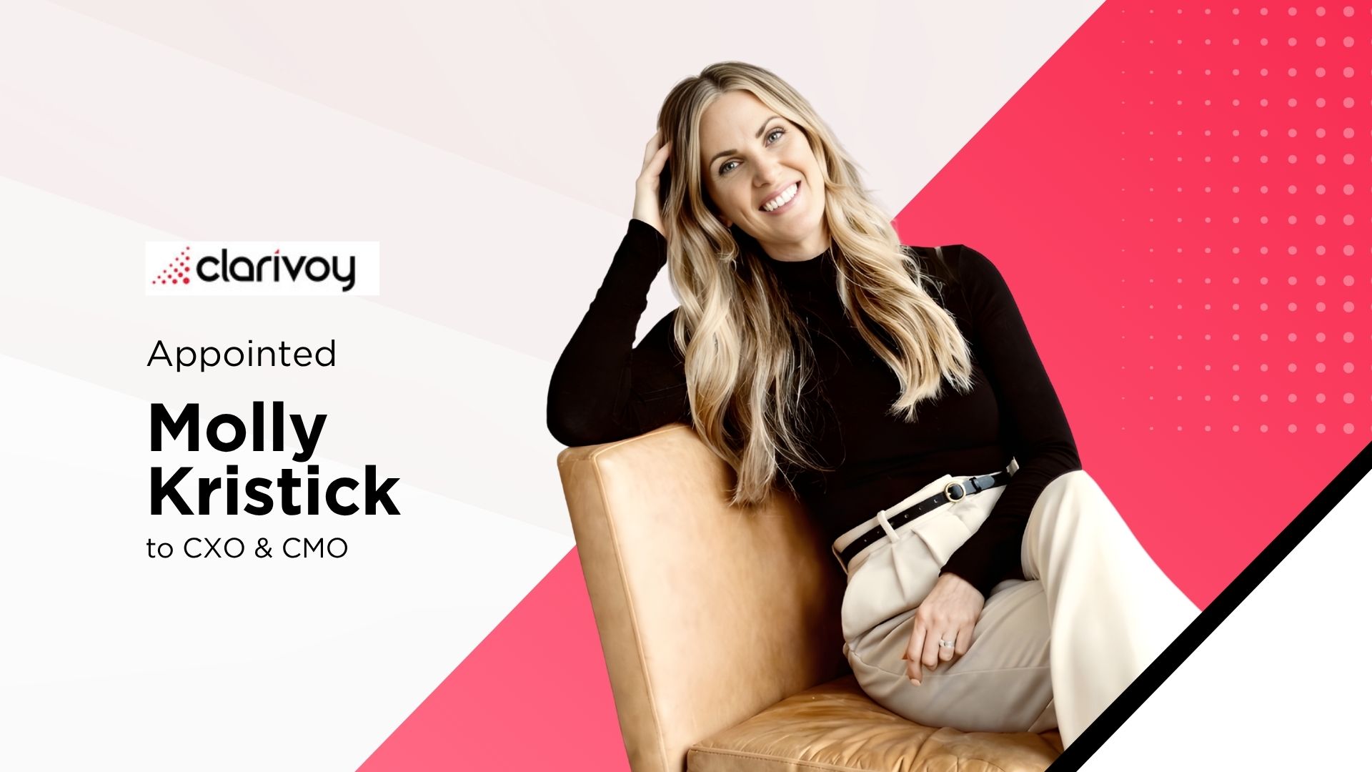 Clarivoy names Molly Kristick CXO‑CMO, merges marketing